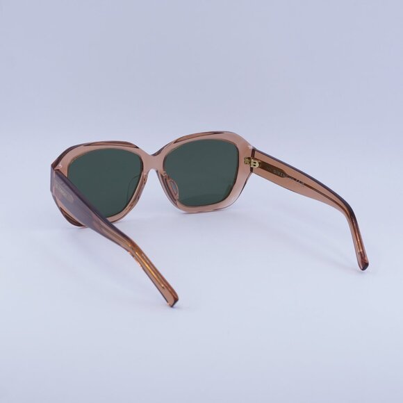 ?️ New Givenchy GV40075F 42N Sunglasses - Shiny Orange Frame, Grey Lenses